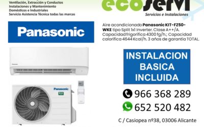 Aire Acondicionado Alicante Split Panasonic KIT-BZ50-WKE R32